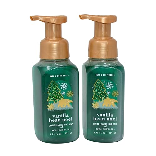 Bath & Body Works Foaming Hand Soap, Set of 2, 8.75oz Each (Vanilla Bean Noel)