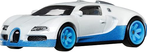 Hot Wheels Premium Car Culture Hammer Drop 1:64 Scale Die-Cast Bugatti Veyron Vehicle with Real Riders Tires & Metal/Metal Body & Chassis