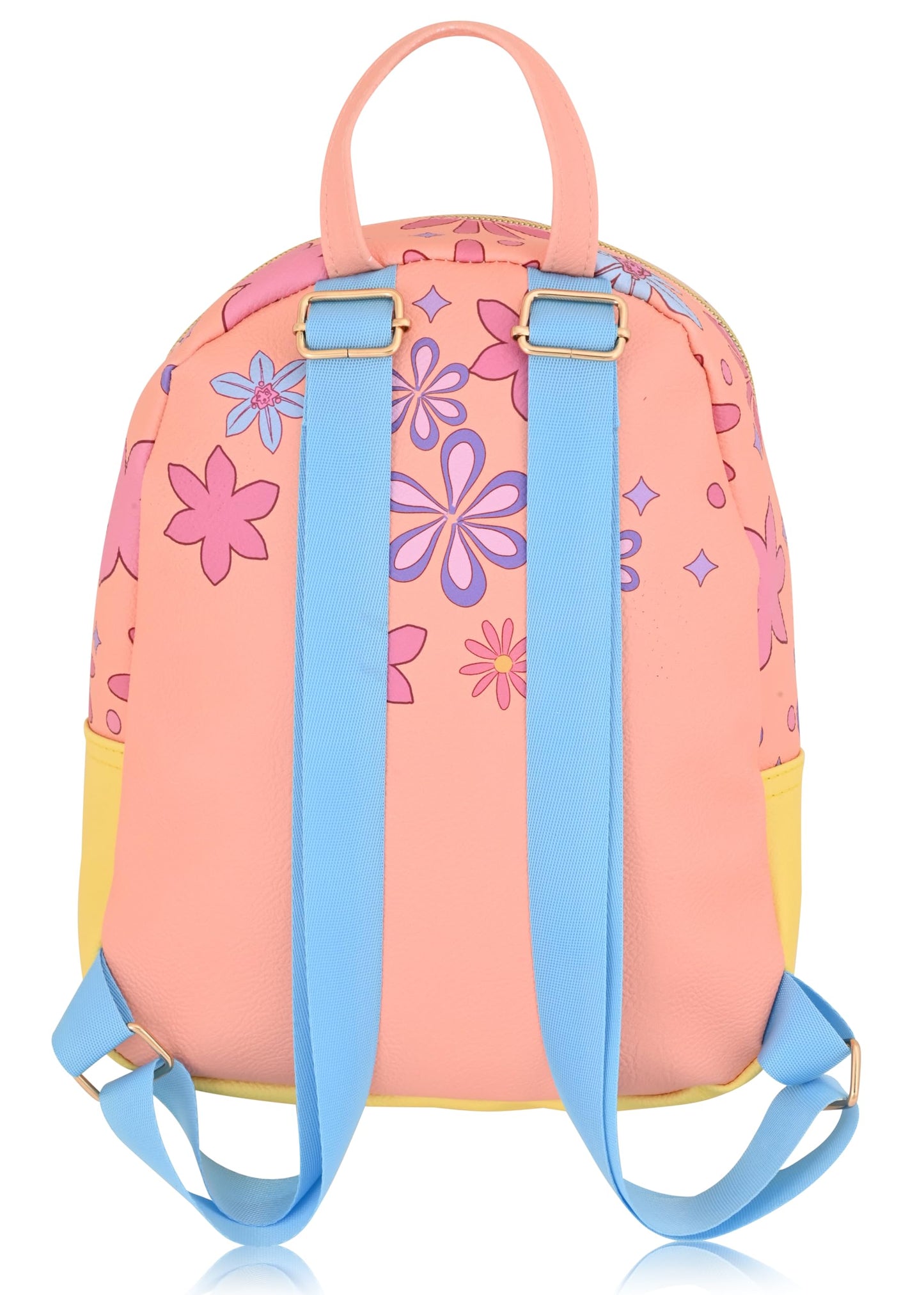 Fast Forward Disney Princess Backpack, Unisex 10" Mini Backpack Purse, Officially Licensed, Cute PU Leather, Multiple Pockets, Adjustable Straps