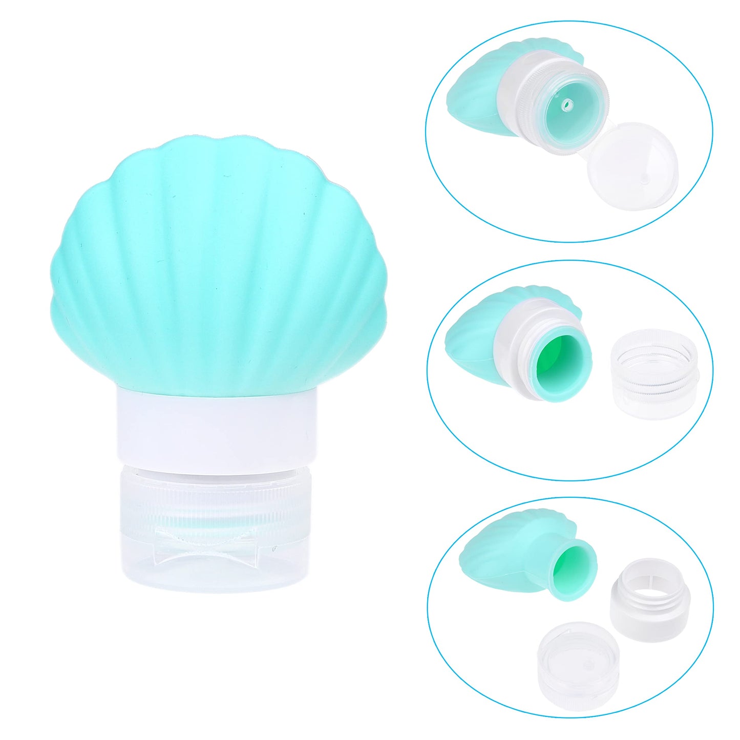 Travel Bottle Set - Refillable - TSA/Airline Approved - 12 Bottles and Jars - 3 Tools (Pipette, Funnel and Mini Spatula) - For Downsized Portions