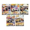 Hot Wheels Car Culture 2022 Dragstrip Demons Complete Bundle of 5 Die‑Cast Vehicles, 1:64 Scale, FPY86-957R, Ages 3+