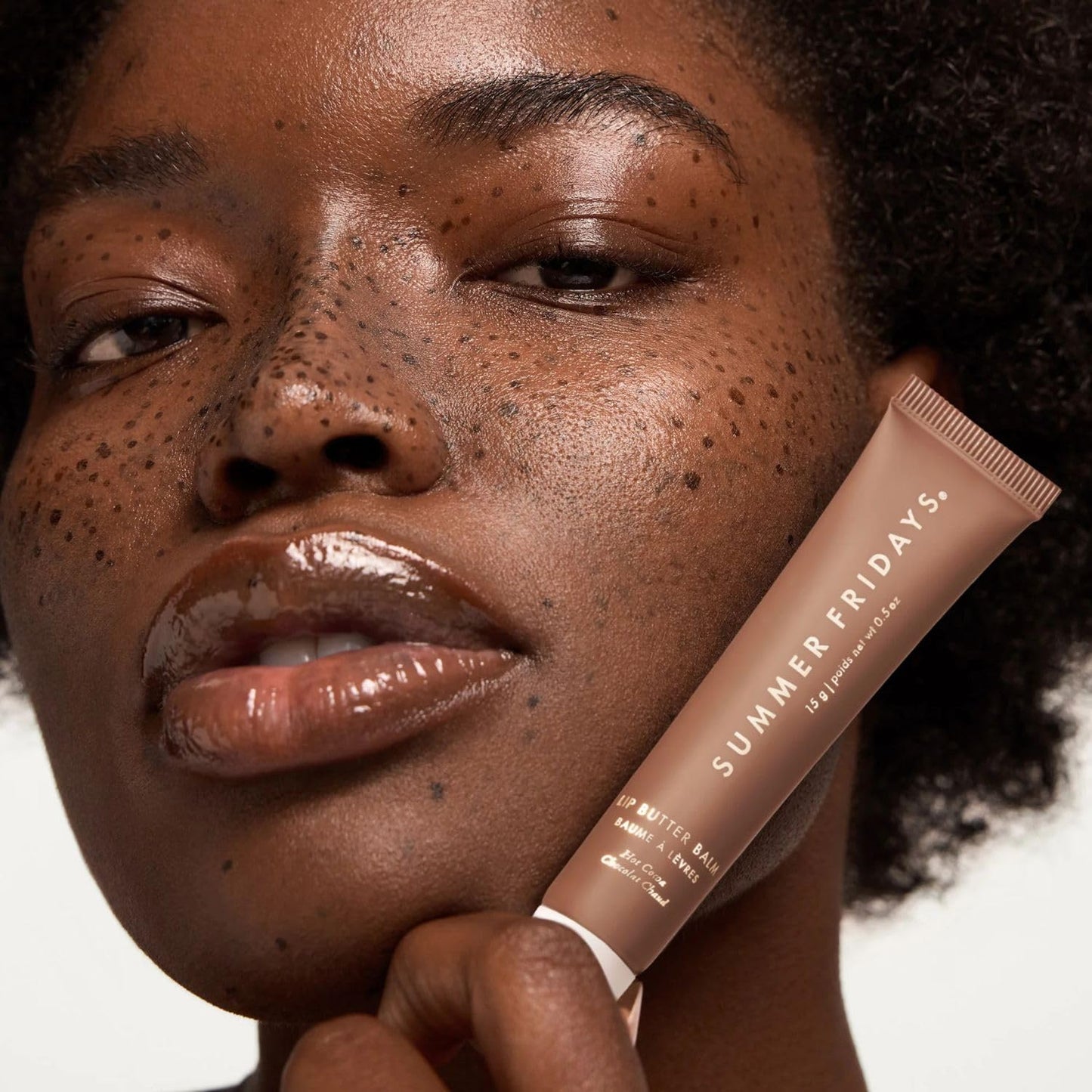Summer Fridays Tinted Lip Butter Balm - Conditioning Vegan Lip Balm for Instant Moisture, Shine & Hydration - Sheer-Tinted, Soothing Skincare - Hot