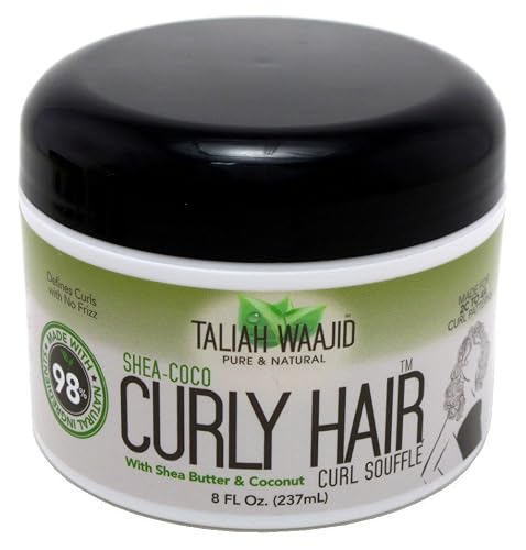 Taliah Waajid Curly Hair Curl Souffle 8oz Jar (Shea-Coco) (2 Pack)