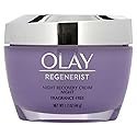 (Pack of 2) 0LAY Regenerist NIGHT RECOVERY Cream - FRAGRANCE FREE - 1.7 Fl Oz (48 g) EACH - Advanced Anti-Aging Moisturize