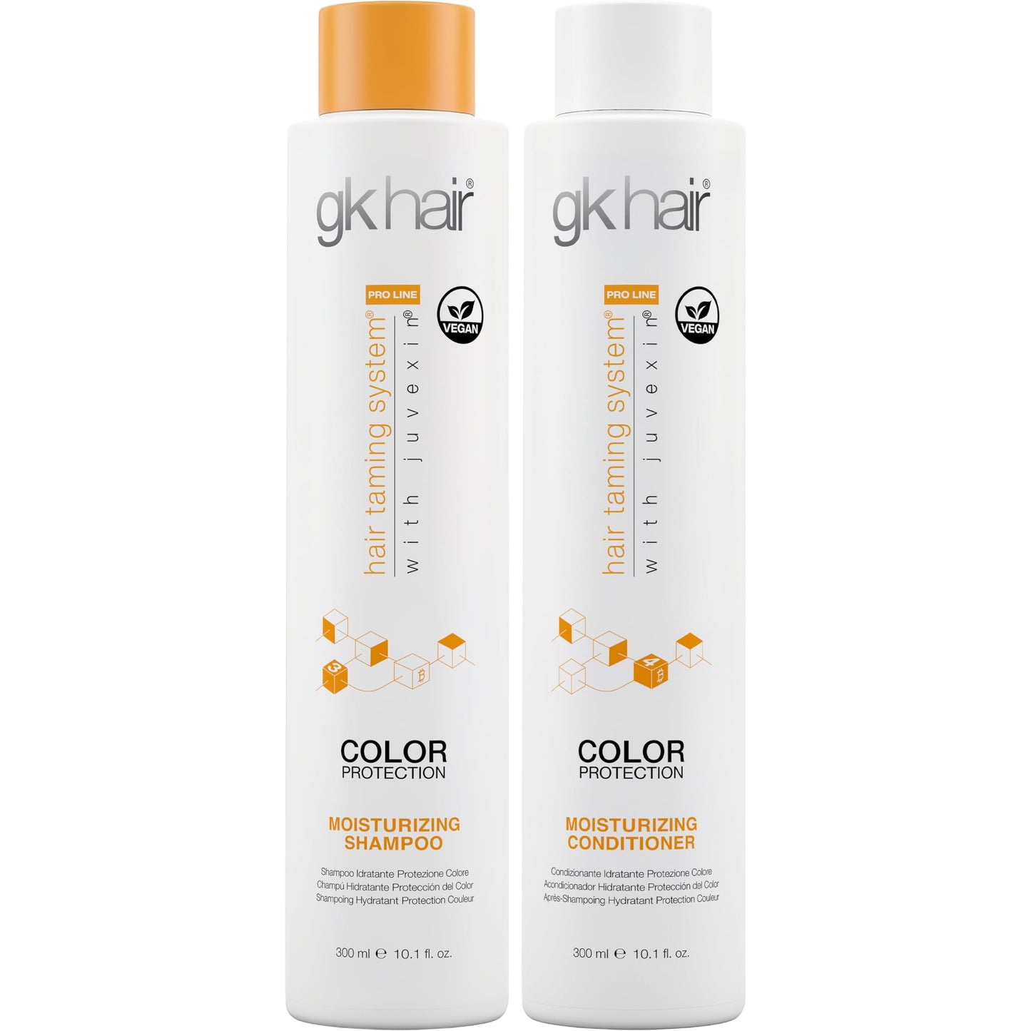 GK HAIR Keratin Shampoo and Conditioner set, Sulfate Free Moisturizing shampoo & conditioner for Color Treated Hair, Hydrating lightweight Formula