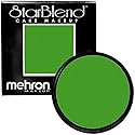 Mehron Makeup StarBlend Cake Makeup | Wet/Dry Pressed Powder | Powder Foundation | Green Face Paint & Body Paint 2 oz (56g)