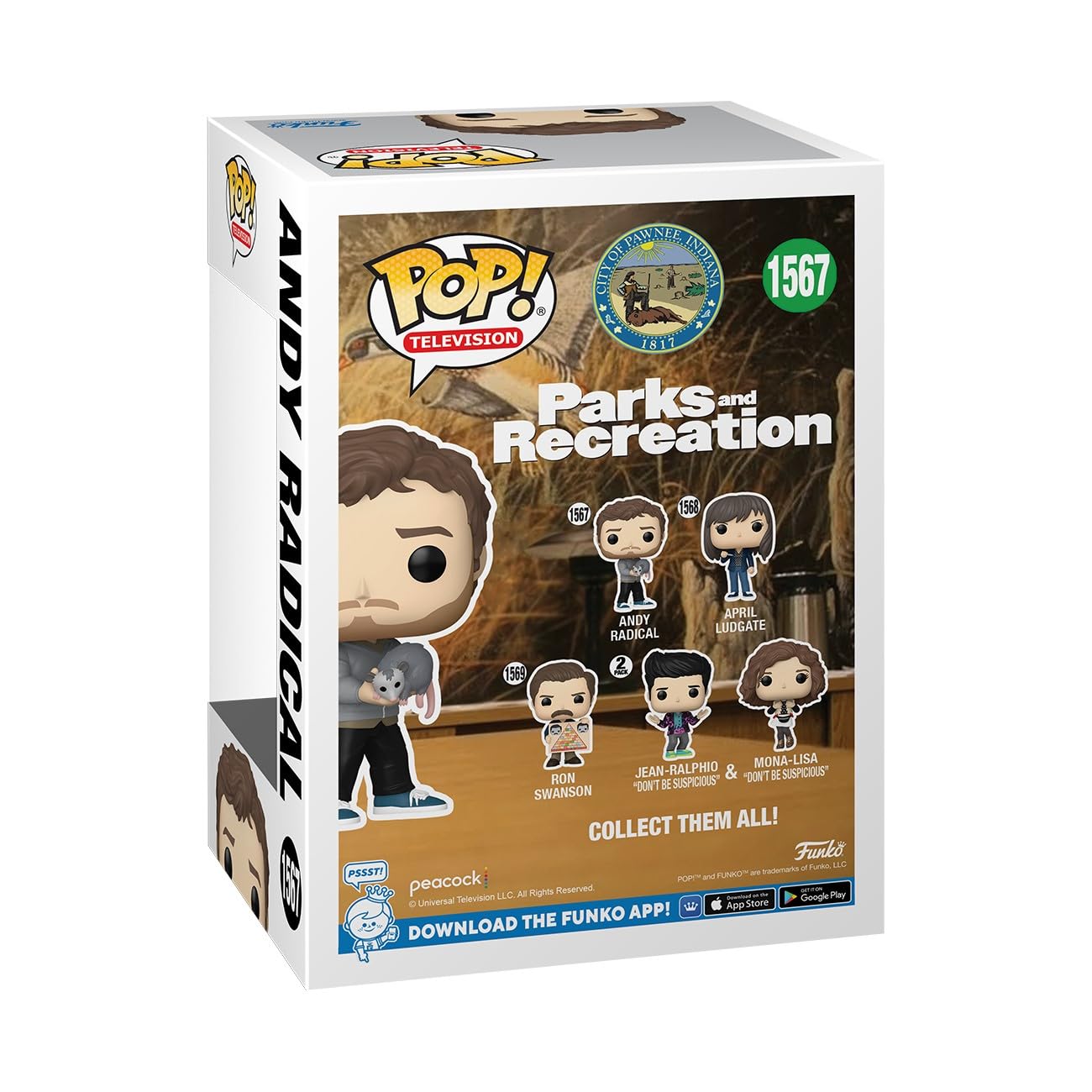 Funko POP! TV: Parks & Recreation 15th Anniversary - Andy Radical - Collectable Vinyl Figure - Gift Idea - Official Merchandise - for Kids & Adults…