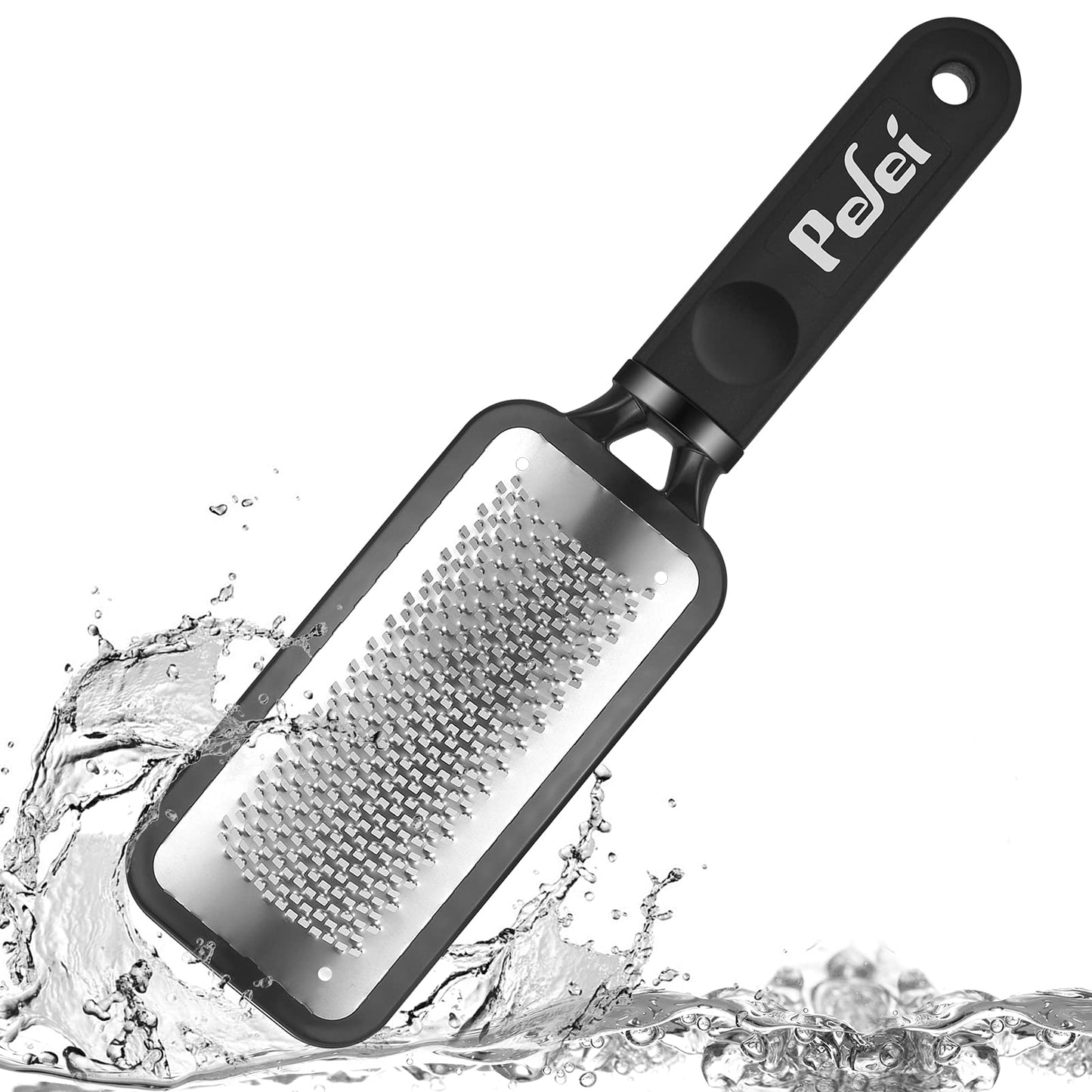 Colossal Pedicure Rasp Foot File, Professional Foot Care Pedicure Stainless Steel File to Removes Hard Skin, Can Be Used On Wet Feet