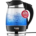Mueller Living Electric Kettle, Electric Tea Kettle for Boiling Water, 1500W SpeedBoil with Automatic Shutoff, 1.8L Cordless with LED Light…