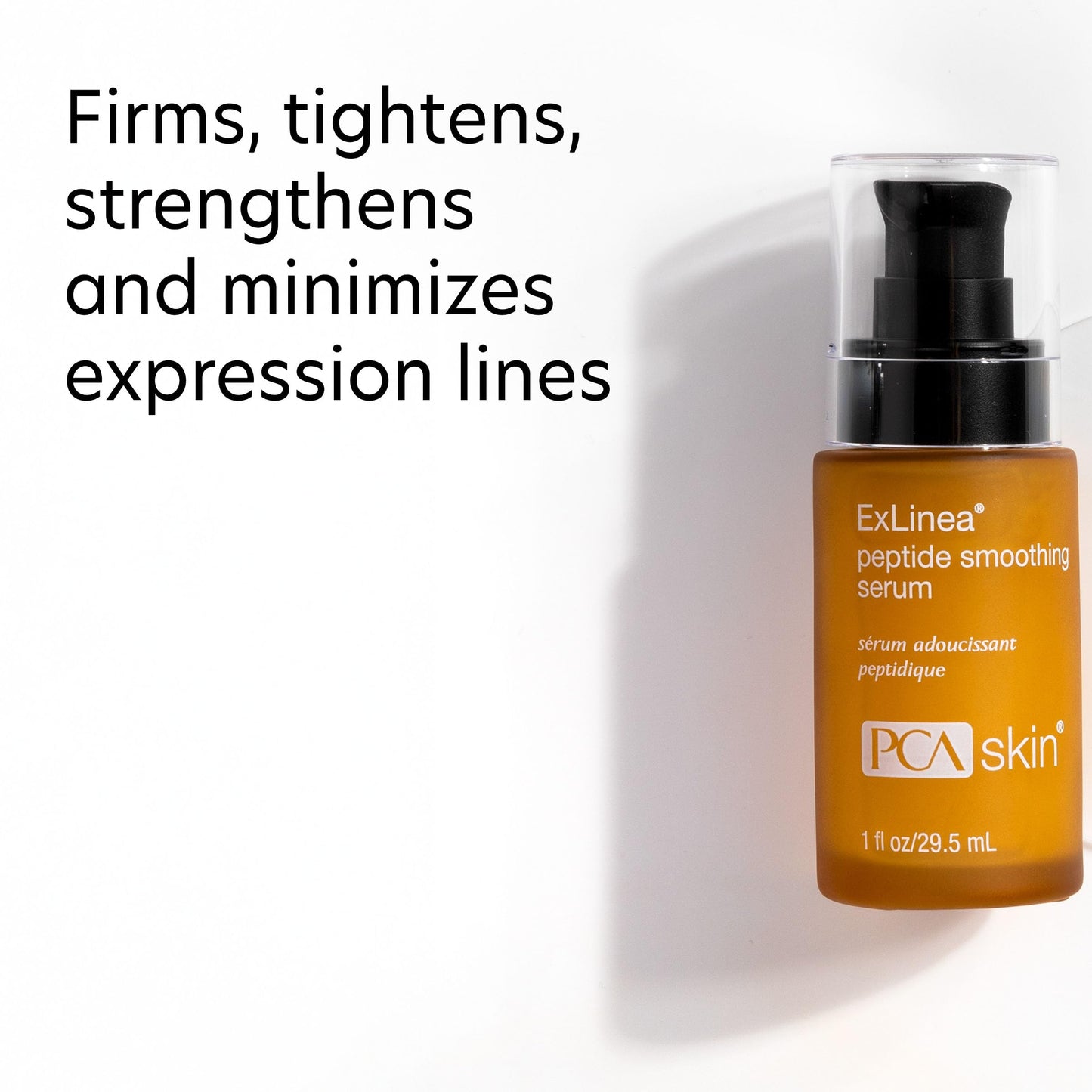 PCA SKIN ExLinea Peptide Smoothing Face Serum, Spot Treatment Serum for Fine Lines and Wrinkles, Firms and Strengthens Aging Skin, Formulated