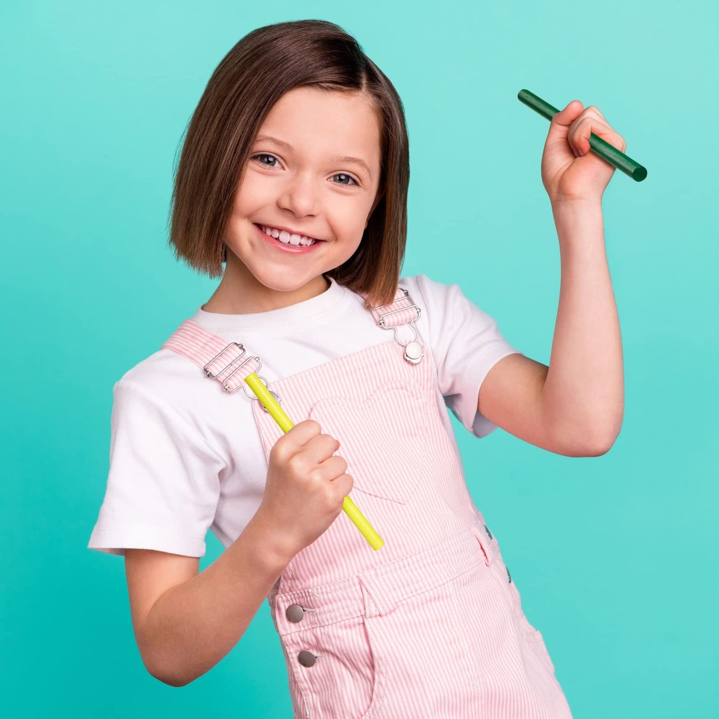 24 Pack Rhythm Sticks for Kids, 8 inches Wooden Lummi Stick Music Toys, Classroom Preschool Percussion Musical Instruments, 4 Colors