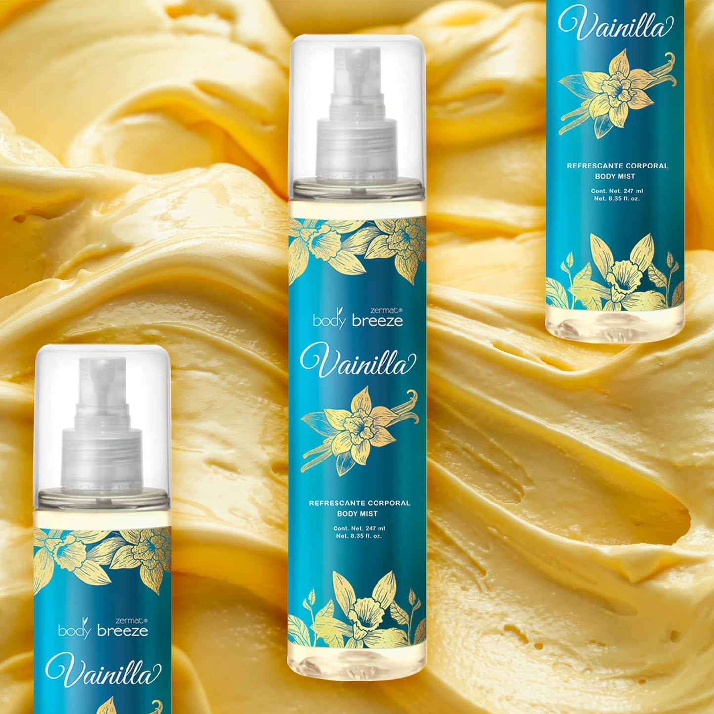 Zermat Vanilla Perfume for Women, Body Mist with Glycerin, Hydrating and Long-lasting Scent, 8.35 Fl. Oz.