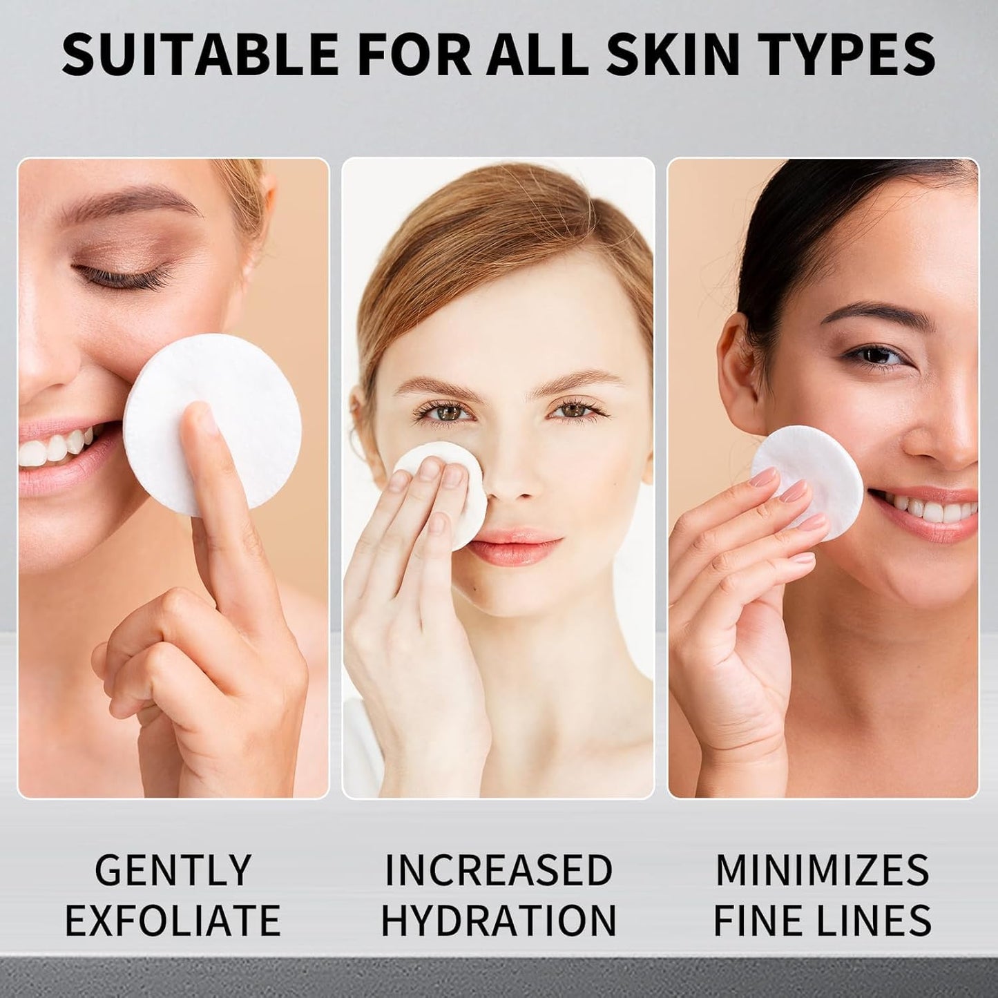 Jungshea Resurfacing Pad Glycolic Acid Pads for Face: Facial Exfoliating Cleansing Peel with Salicylic Acid & Vitamins B5 C E - Korean Skin Care Face