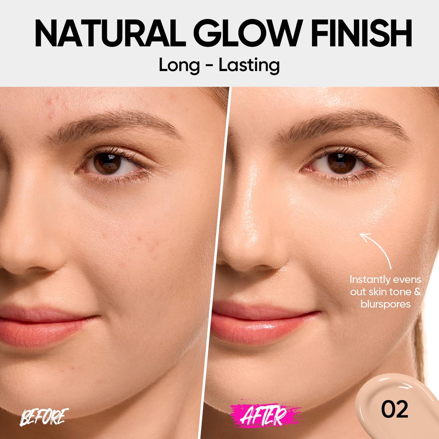 SKINTIFIC Cover Glow Perfect Cushion Foundation - Natural Radiant Finish, Medium-to-High Buildable Coverage, Hydrating Peptide Complex, Lightweight Beauty and Personal Care SKINTIFIC