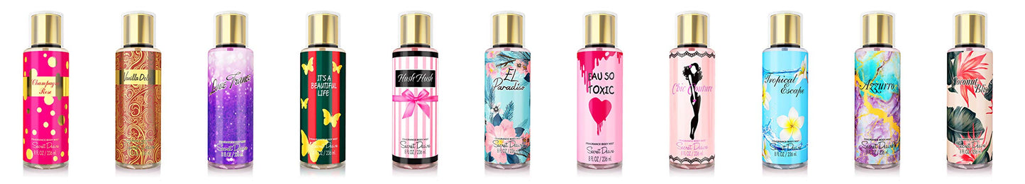 Secret Desire Luxury Fragrance Body Mist (hush hush)
