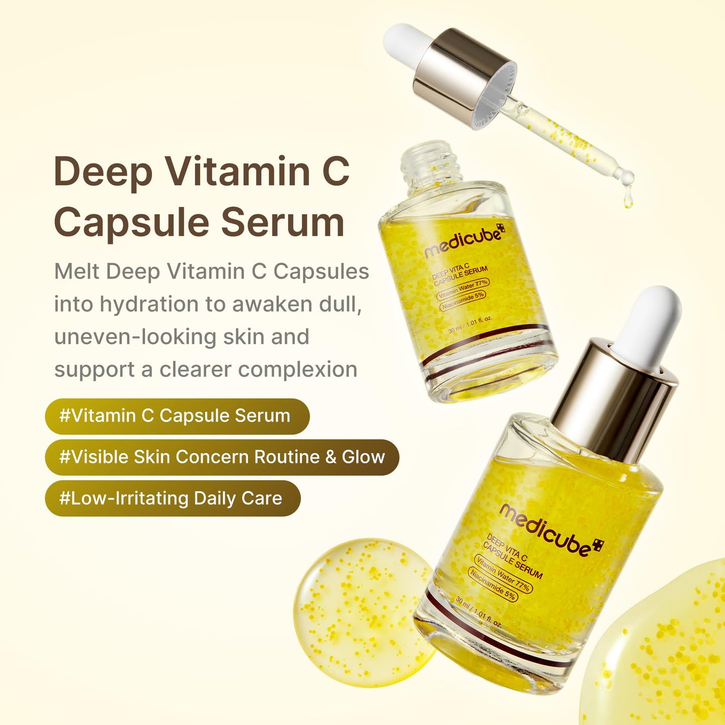 medicube Deep Vitamin C Capsule Serum, 1.01 fl.oz Beauty and Personal Care medicube