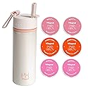 Vitapod Paris Hilton x Daily Wellness System - 22oz Pearlescent Water Bottle in Champagne Kiss & 6 Drink Mix Pod Sampler, Includes BEAUTY+…