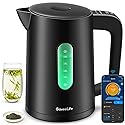 GoveeLife Smart Kettle Temperature Control 1.7L, 1500w WiFi Tea Kettle Electric with LED Indicator Lights, Remotely Control, 2H Keep Warm, 4 Presets…