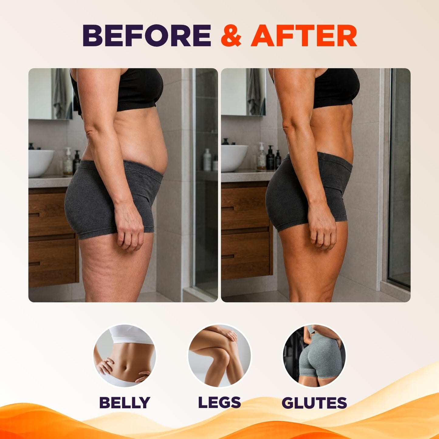 Hot Firming Lotion Sweat Enhancer - Skin Tightening Cream for Stomach Fat and Cellulite - Sweat Cream for Better Workout Results - Long Lasting Beauty and Personal Care Maple Holistics