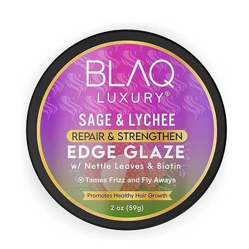 Blaq Luxury Sage & Lychee Repair and Strengthen Edge Glaze - 2oz
