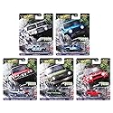 Hot Wheels Terra Trek Off-Road Collection, 5 Die-Cast Cars Set, Hummer H1, Jeep Gladiator, Datsun King Cab, Toyota Land Cruiser, Mitsubishi Pajero…