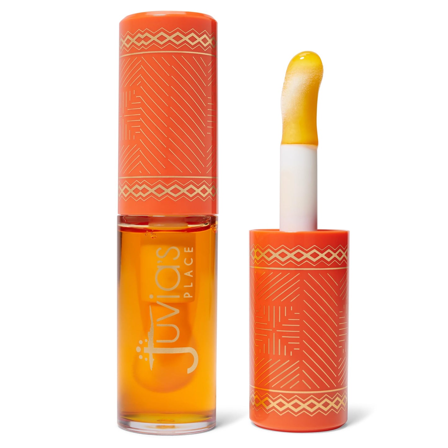 Juvia's Place Magic Lip Oil - Sweet Orange - Smooth, Hydrating w/Vitamin E for Soft, Glossy, Juicy Lips - Infused with Fruit Extracts - Tinted,