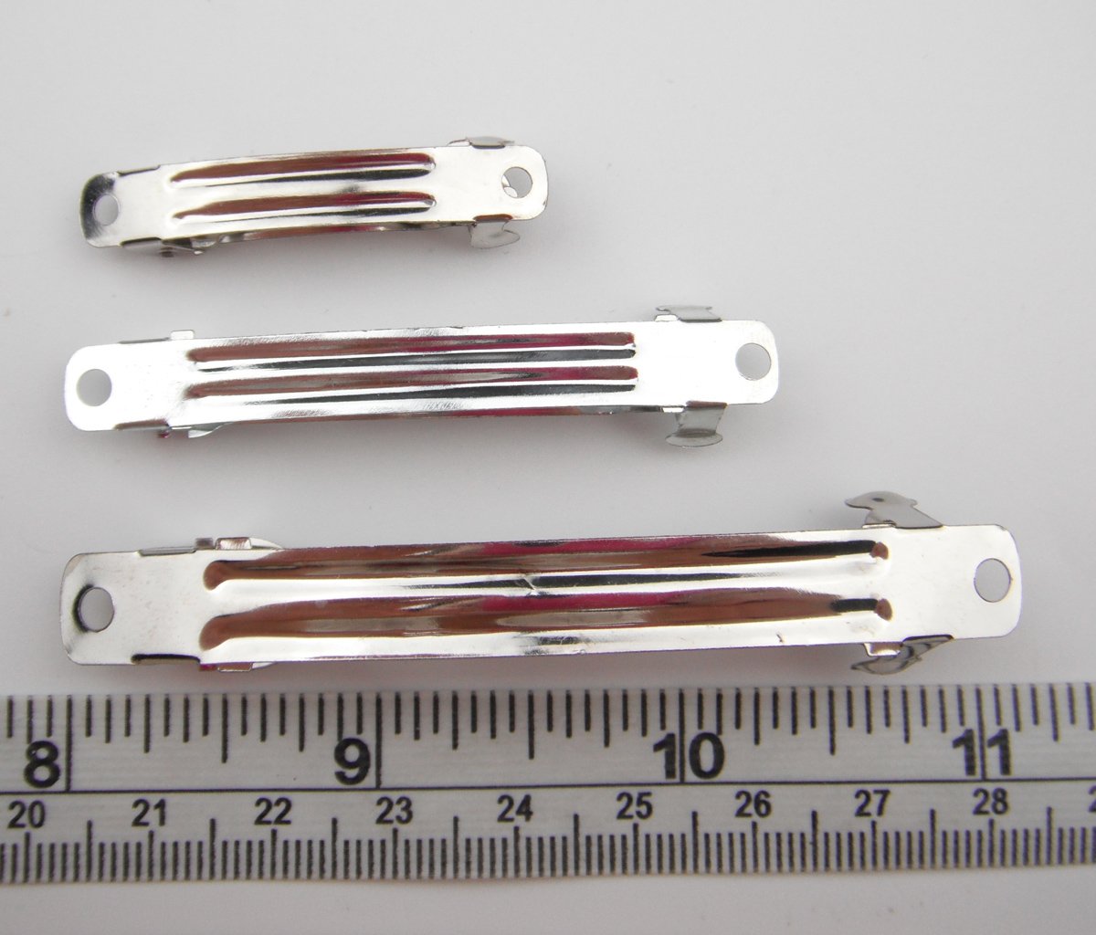 DIY Hair Clip Kit: 15pcs Assorted Size French Style Barrette Hair Clip 40mm 60mm 80mm