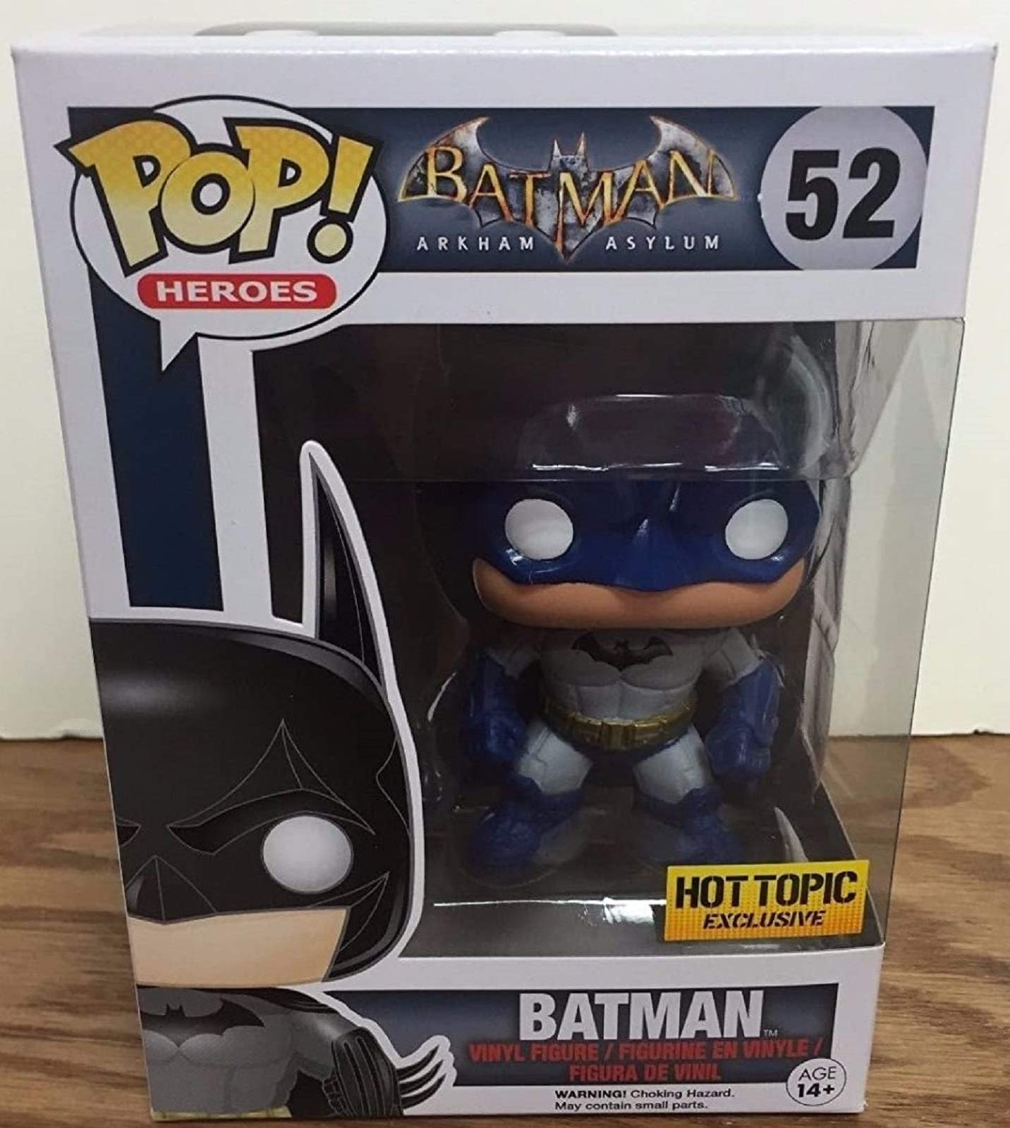 Funko POP! Arkham Asylum Blue Batman Hot Topic Exclusive