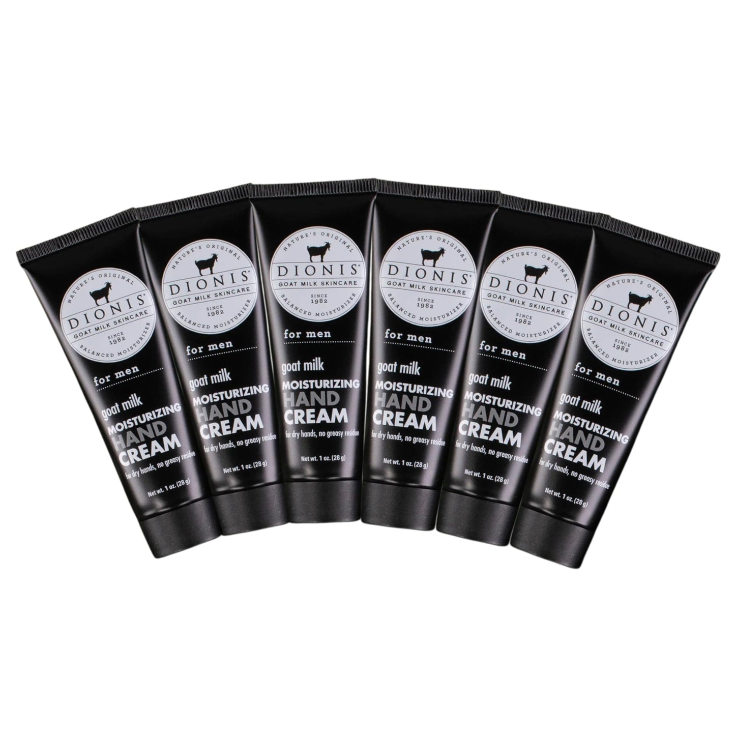 Dionis Goat Milk Skincare 1 oz Scented Hand Cream, Set of 6 - Moisturizing Lotion for Dry & Sensitive Skin, Cruelty-free, Paraben-free, Made in USA