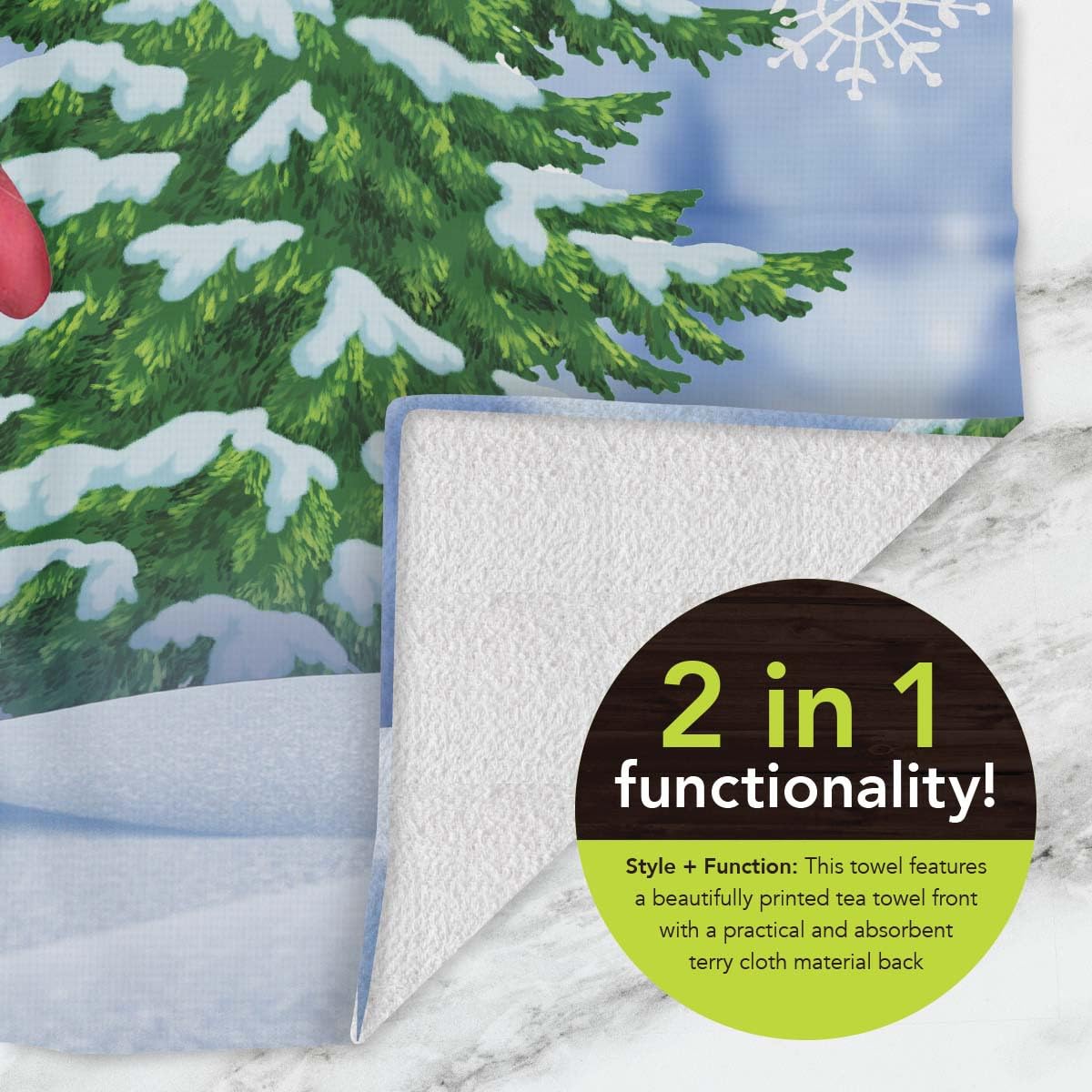 Briarwood Lane Winter Gnomes Hand Towel