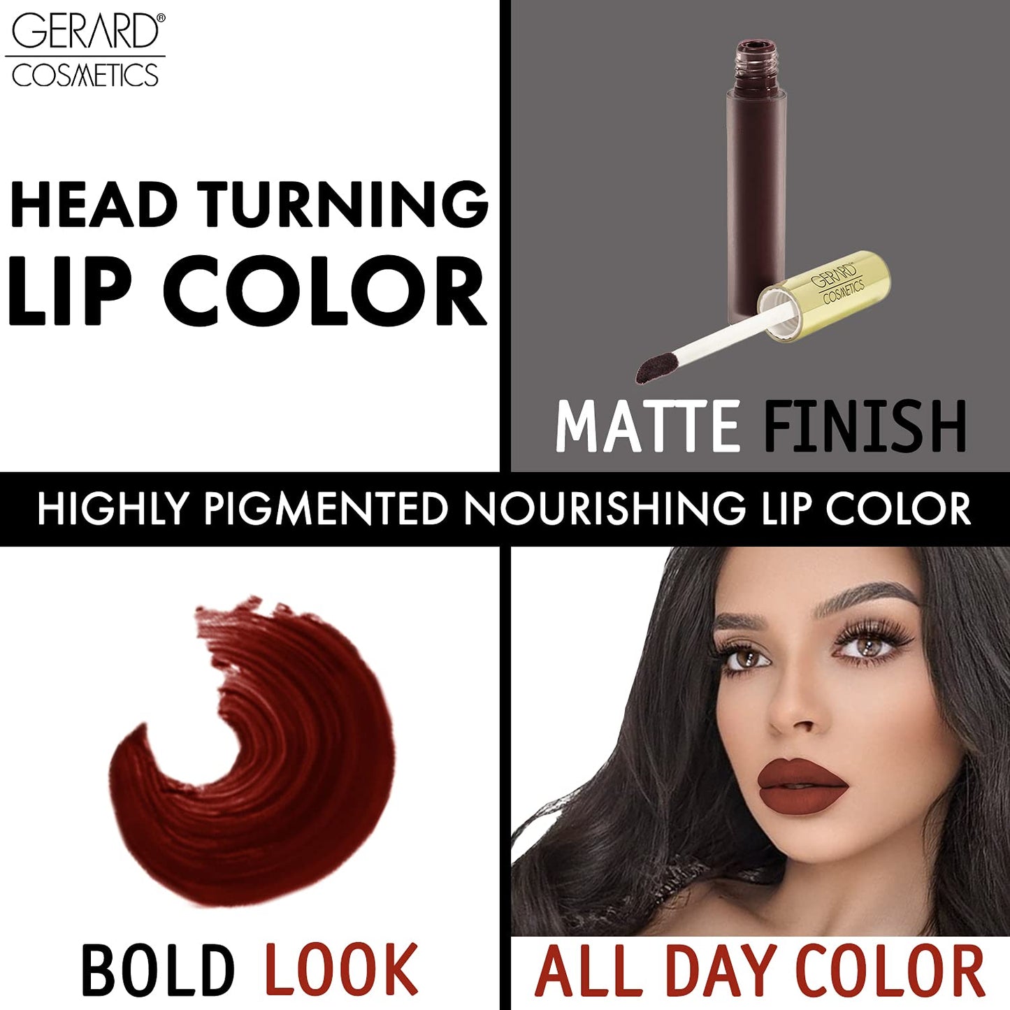 Gerard Cosmetics Hydra Matte Liquid Lipstick - Gravity for Women - 0.085 oz Lipstick