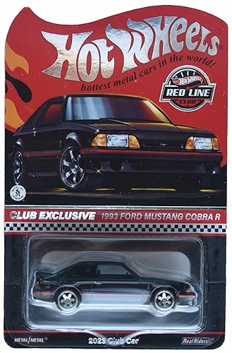 Hot Wheels 1993 Ford Mustang Cobra R, Club Exclusive Redline 2023