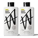 W By Jake Paul Body Wash for Men, Odor Fighting, Deep Cleaning Shower Gel, Hydrating Mens Bodywash, Fresh Ice Scent, 2 Pack, 18 fl oz