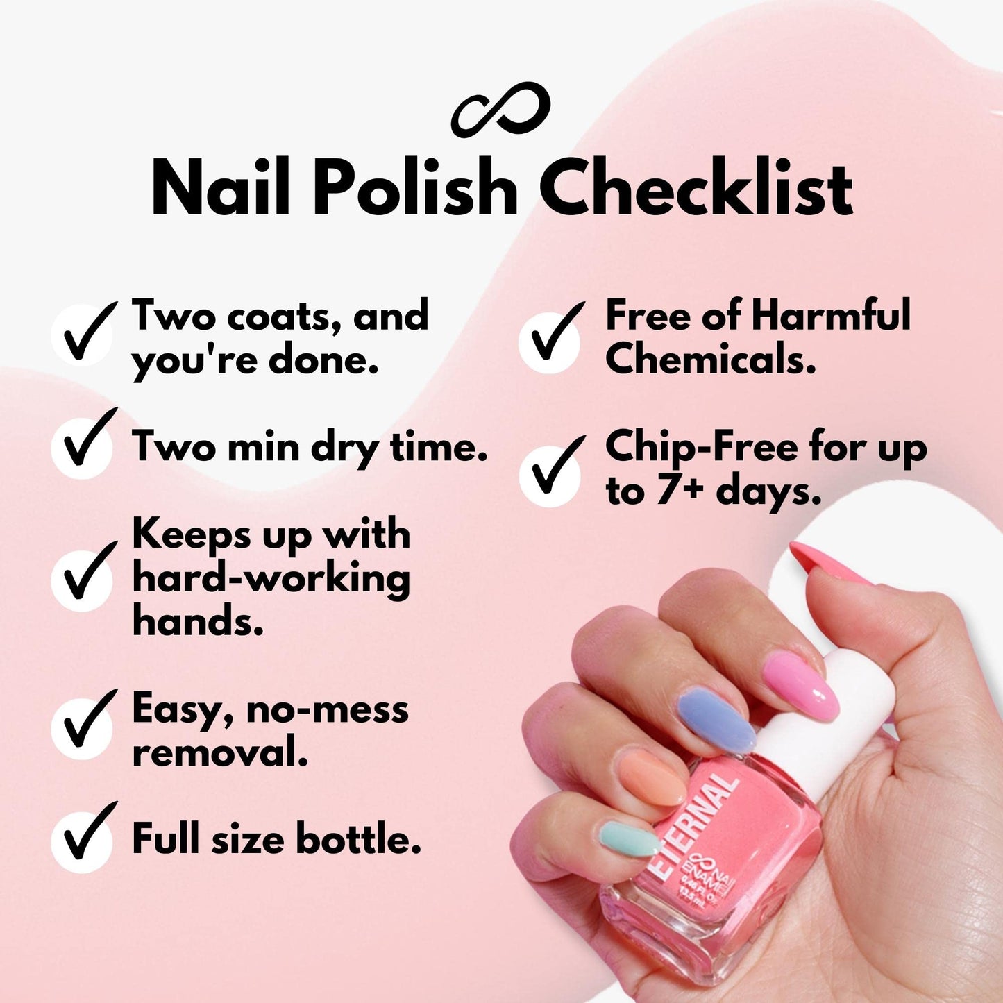 Eternal Pastel Nail Polish Sets for Women (CANDY PASTELS) - Pastel Nail Polish Set for Girls - Long Lasting & Quick Dry Nail Polish Set for Home DIY