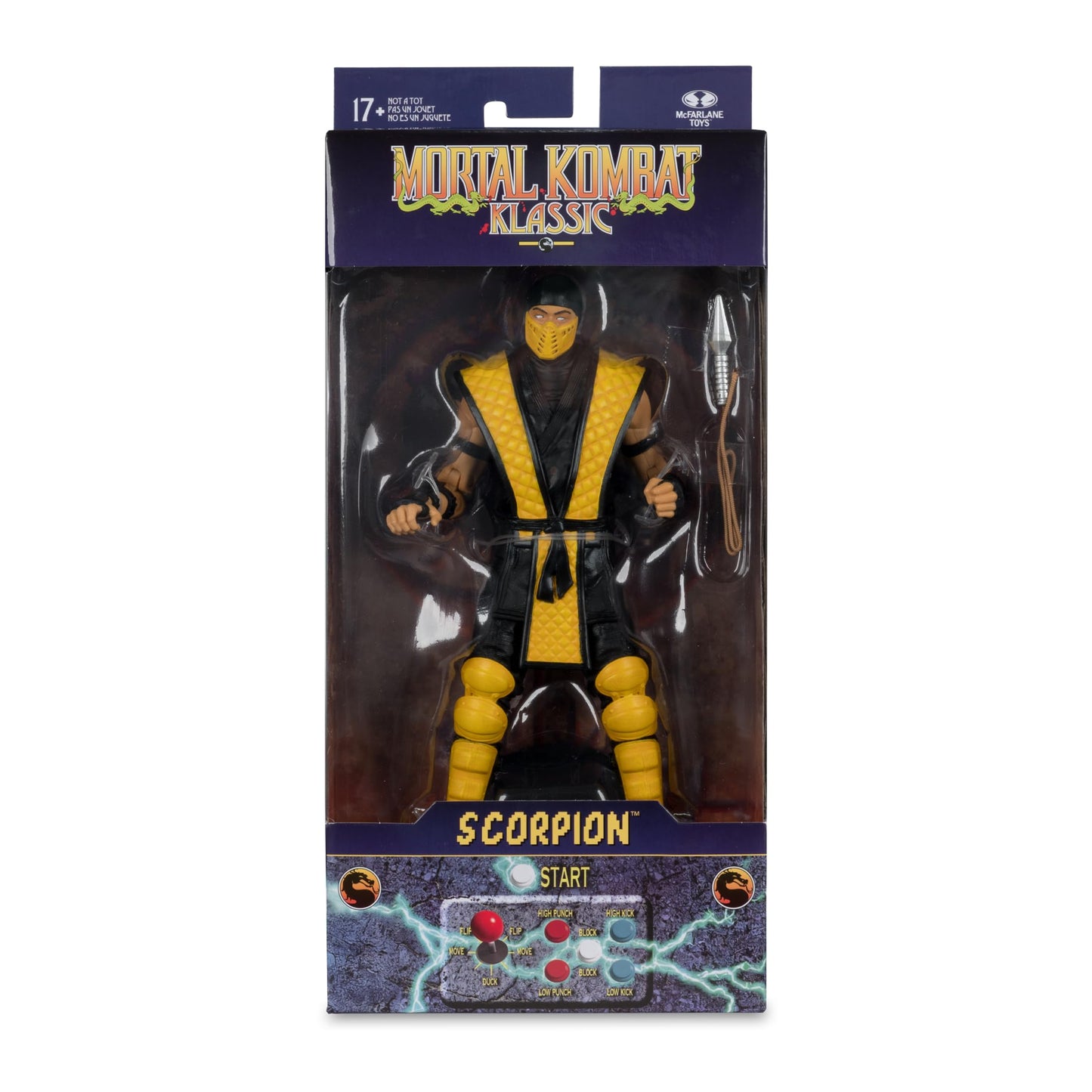 McFarlane Toys- Mortal Kombat Klassic Scorpion 7in Action Figure