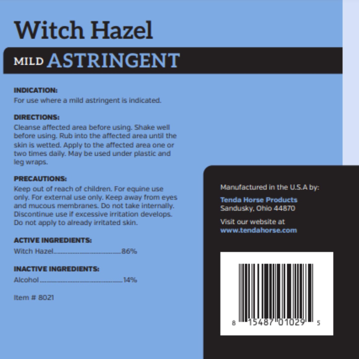 Tenda Witch Hazel 1gal