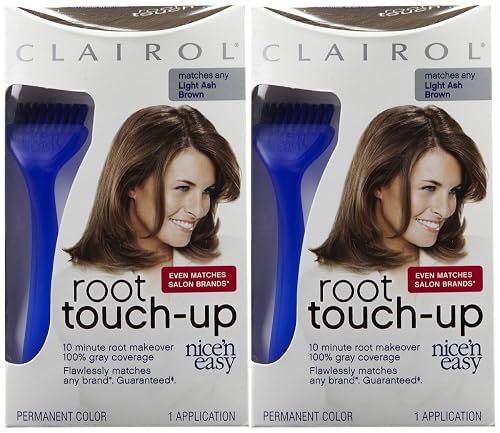 Clairol Nice n Easy Touch, Up, 006A, Light Ash Brown, 2 pk