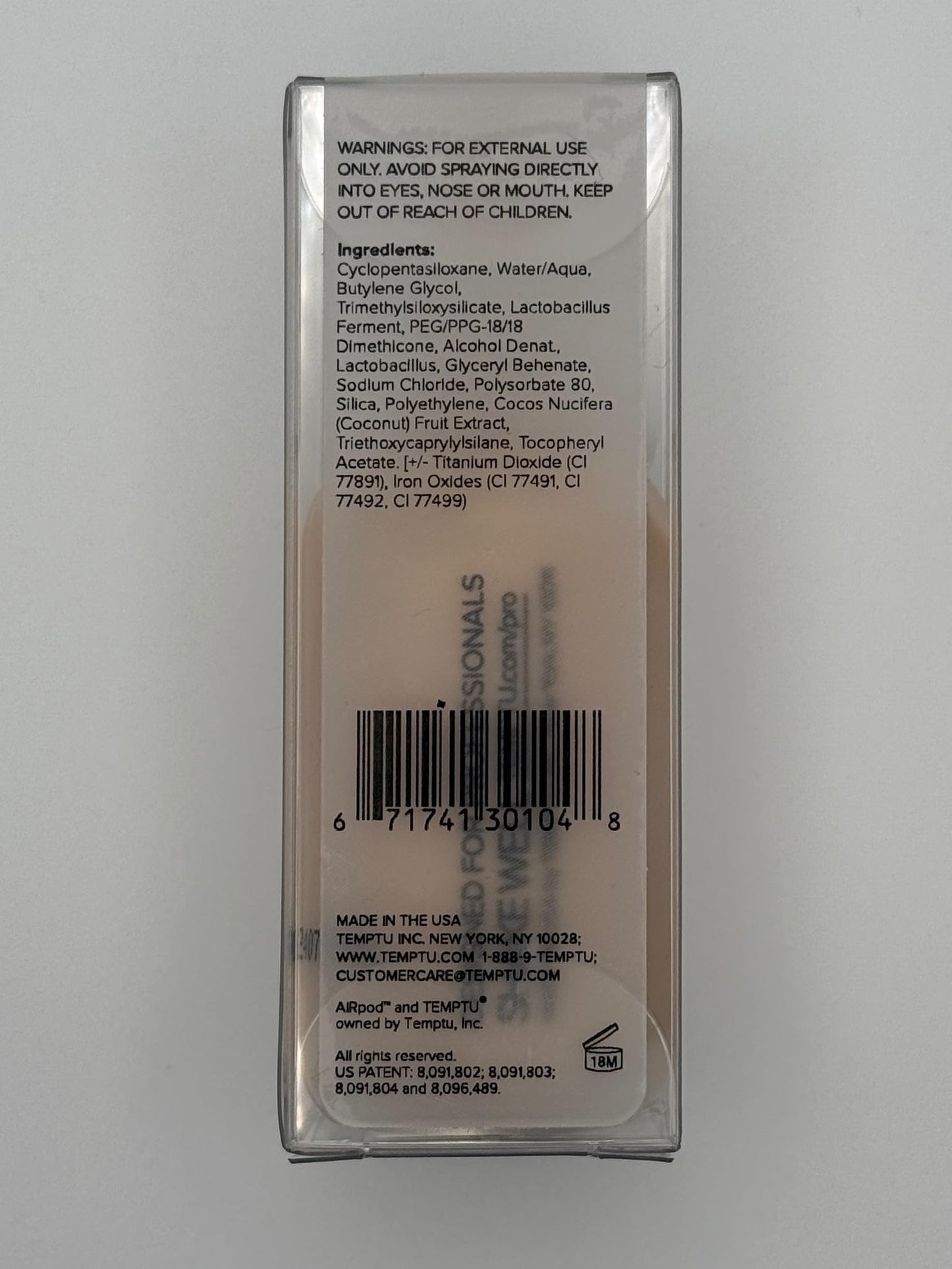 TEMPTU S/B Silicone-Based Airbrush Foundation: Professional Long-Wear Liquid Makeup, Sheer To Full Coverage For A Hydrated, Healthy-Looking Glow