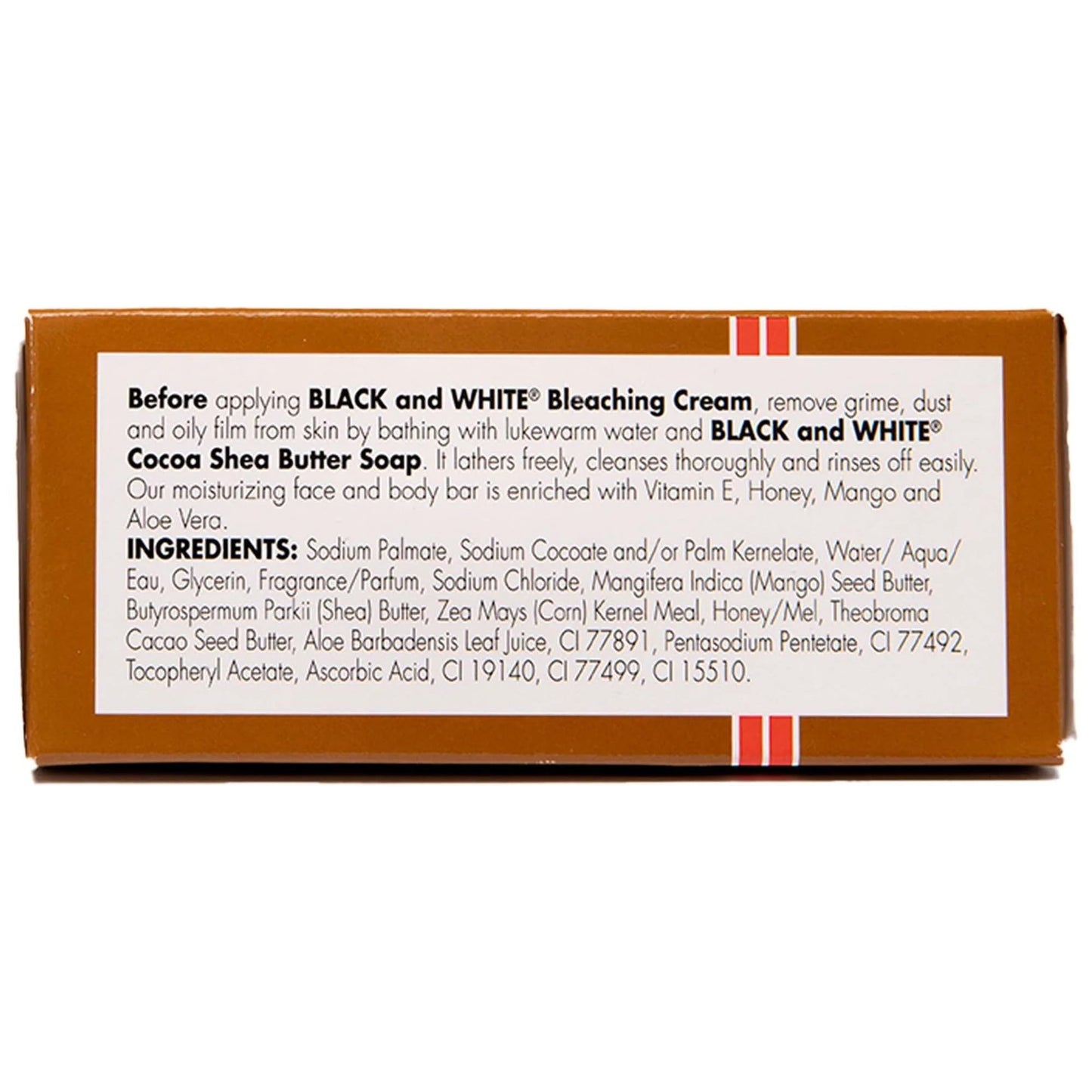 Black and White Cocoa & Shea Butter Soap 6.1 oz Beauty & Personal Care Black and White