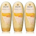 Olay Moisture Ribbons Plus Body Wash - Shea & Manuka Honey - Net Wt. 18 FL OZ (532 mL) Per Bottle - Pack of 3 Bottles