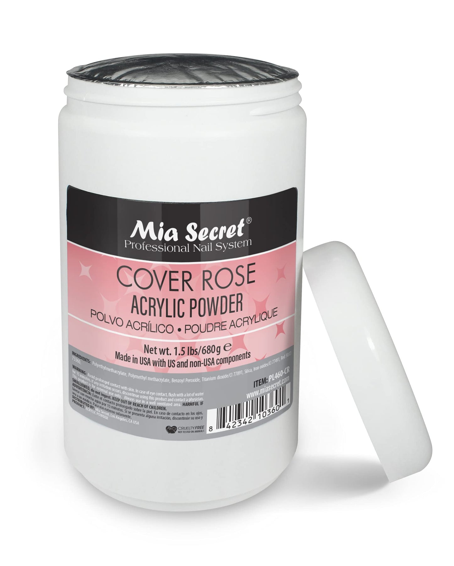 Mia Secret Professional Nail System Cover Rose Acrylic Powder 1.5 lbs Beauty & Personal Care Mia Secret