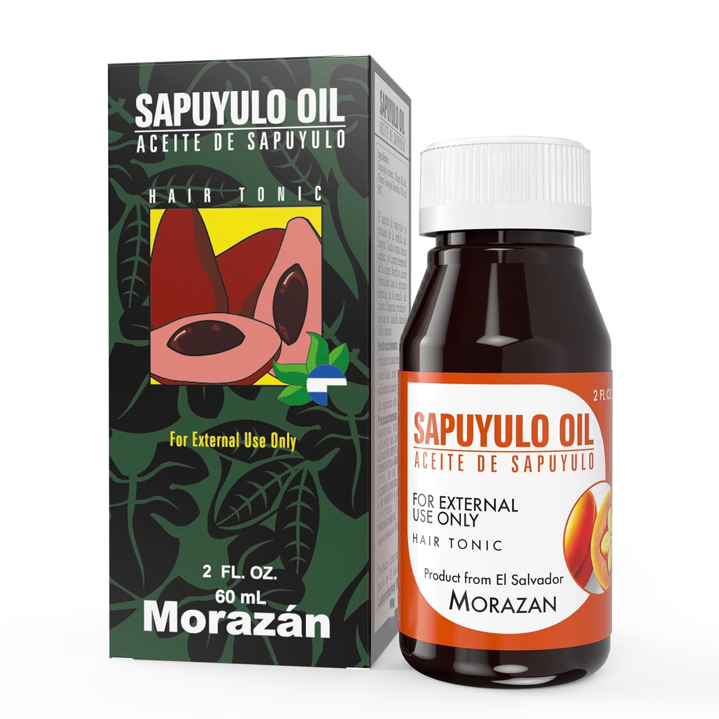 Sapuyulo Oil Hair Tonic - Natural Hair Growth Oil & Scalp Treatment with Castor Oil for Hair Care, 1 Pack