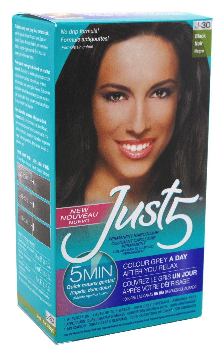Just 5 Colorant Natural Black 1 Each (Pack of 6)