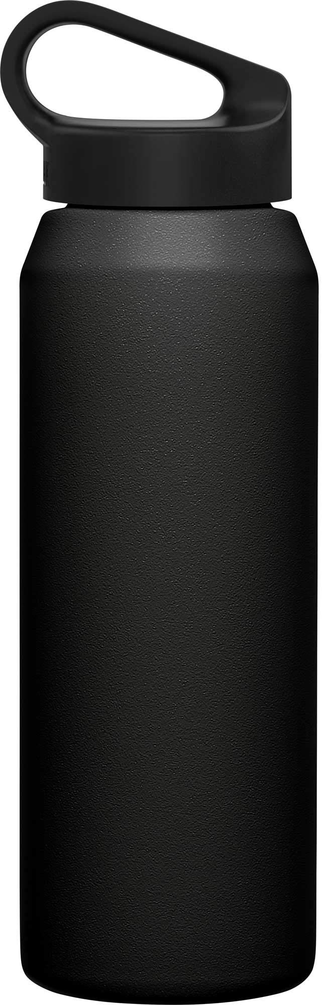 CamelBak Carry Cap Bottle - Vacuum Insulated Stainless Steel - Easy Carry, 32oz, Black