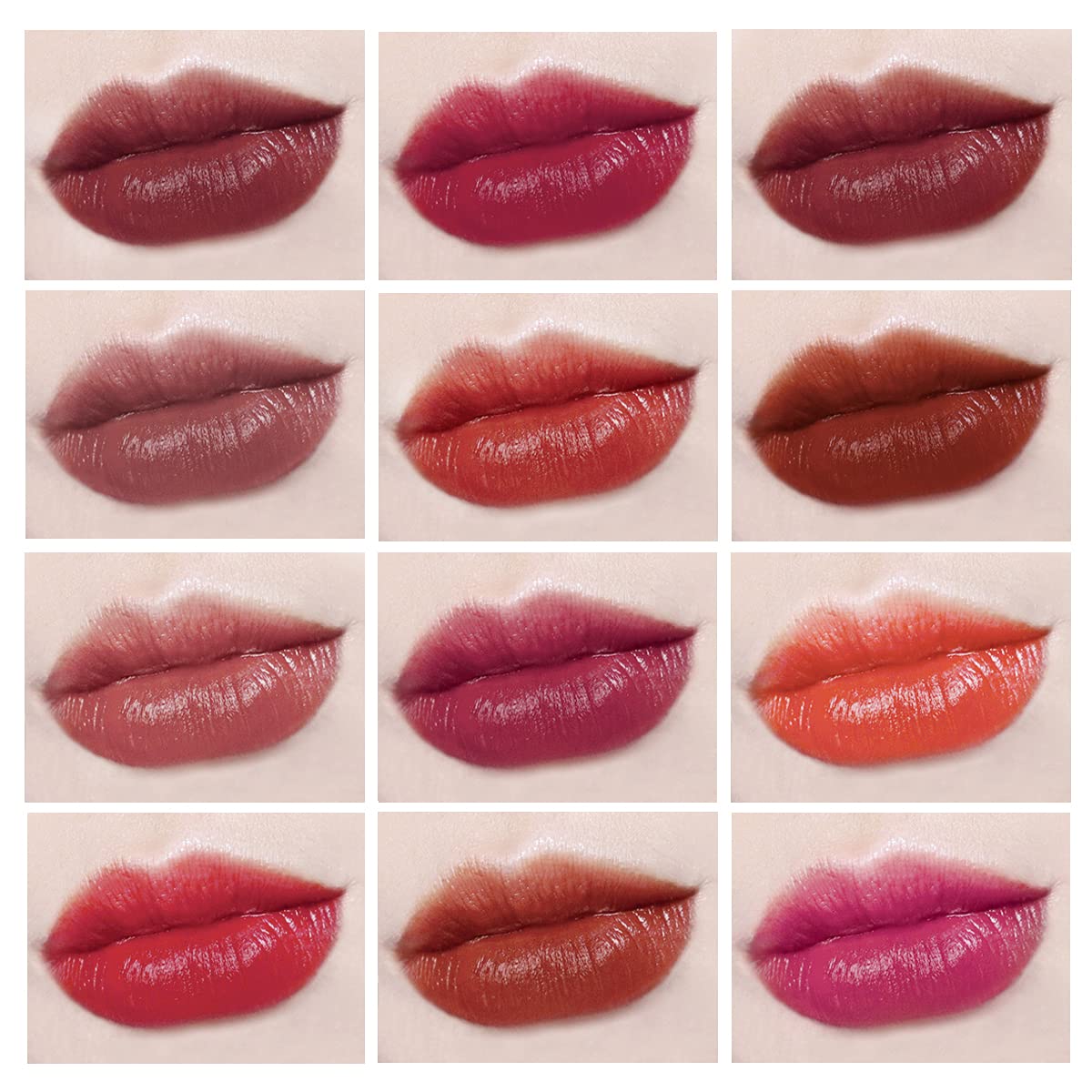 KISSIO Lipstick Set 12 Colors,Mini Matte Lipstick,Pill Lipstick Set,Waterproof Long Lasting Mini Capsules Lipstick,Travel Friendly,Cruelty Free,2.33