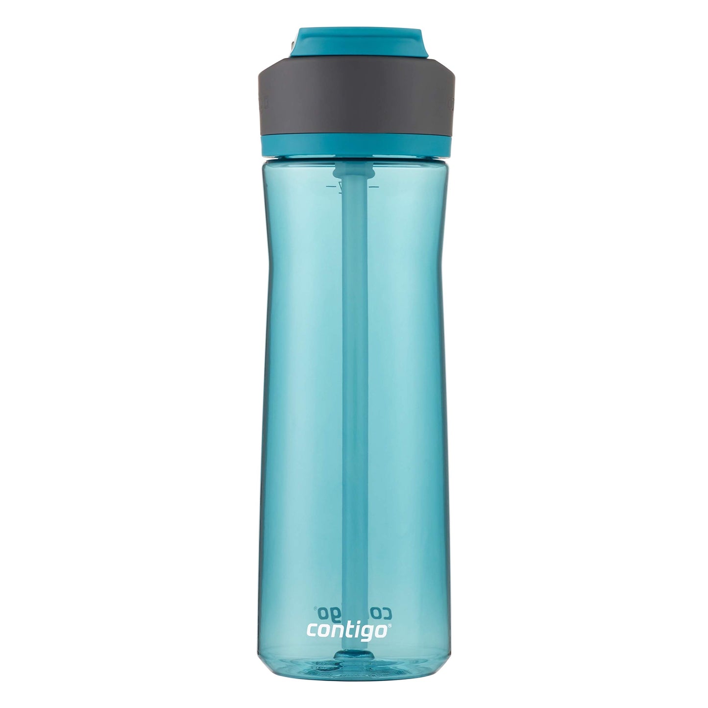 Contigo Ashland 2.0 Leak-Proof Water Bottle with Lid Lock and Angled Straw, Dishwasher Safe, Interchangeable Lid, 24oz, Juniper