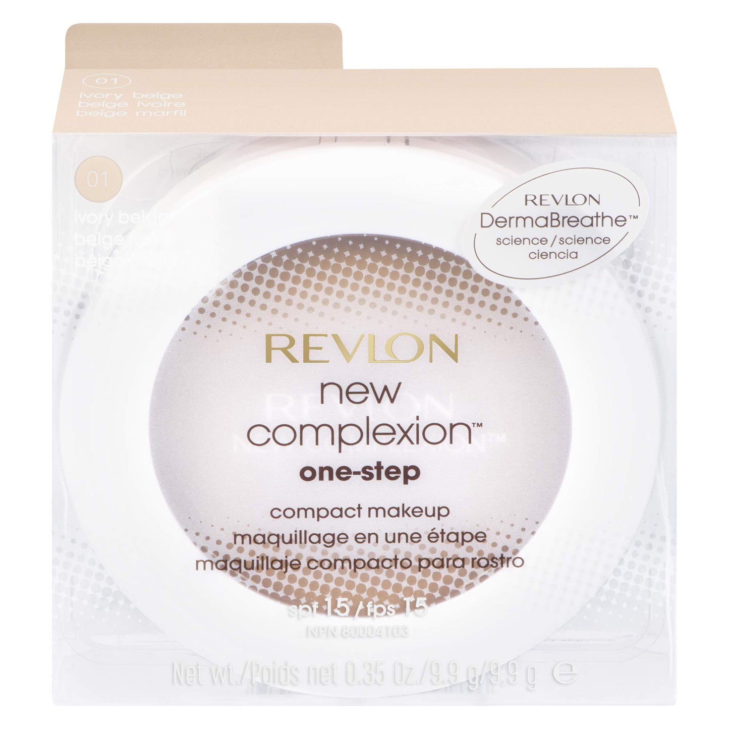 Revlon Foundation, New Complexion One-Step Face Makeup, Longwear Light Coverage with Matte Finish, SPF 15, Cream to Powder Formula