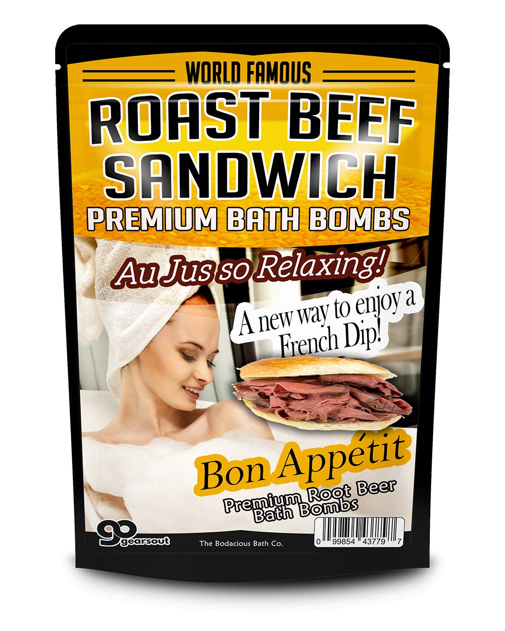 Roast Beef Sandwich Bath Bombs XL Root Beer Bath Bombs Luxury Bath Balls Funny Girlfriend Gags for Best Friends Bath and Body Gags for Men Funny Spa…