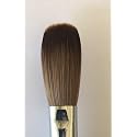Six Angles - CRIMPED - Black Handle Petal 100% Kolinsky Acrylic Nail Brush (Crimped 20) Beauty & Personal Care Six Angles