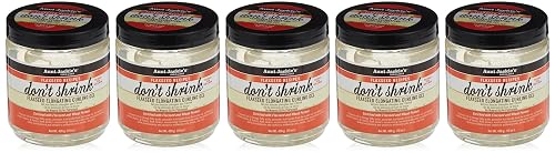 Aunt Jackie's Don't Shrink Flaxseed Elongating Curling Gel, 15 oz (Pack of 5)